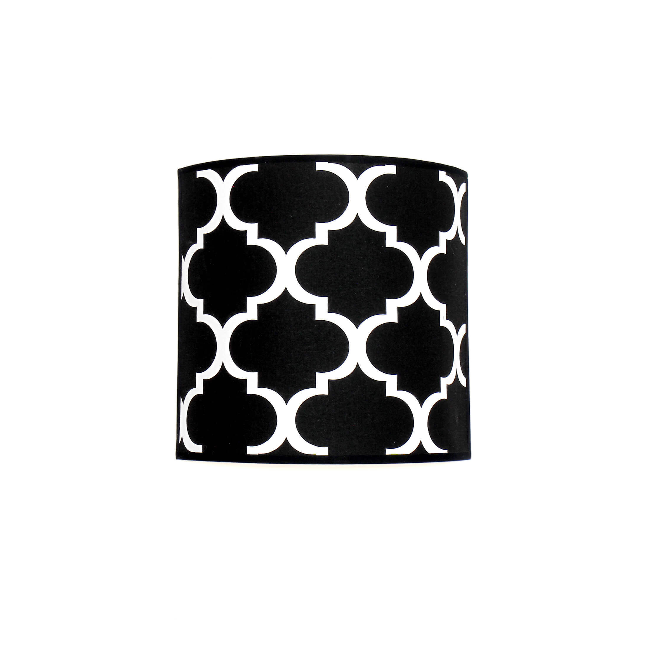 Applique murale Noir Blanc Rétro Motif Up Down H : 25 cm Lampe, Lampenschirm