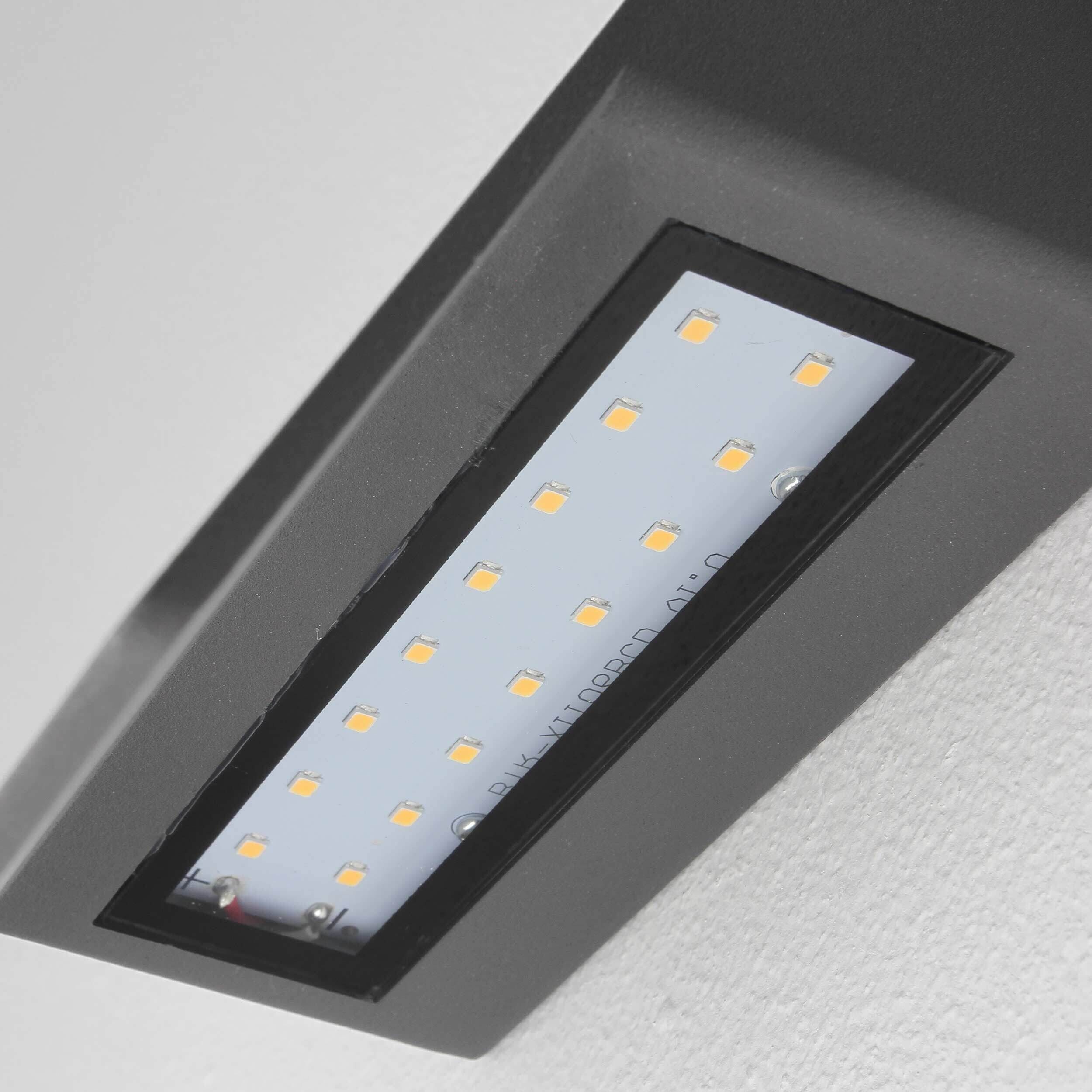 Moderne Außenwandleuchte LED anthrazit Deckenleuchte