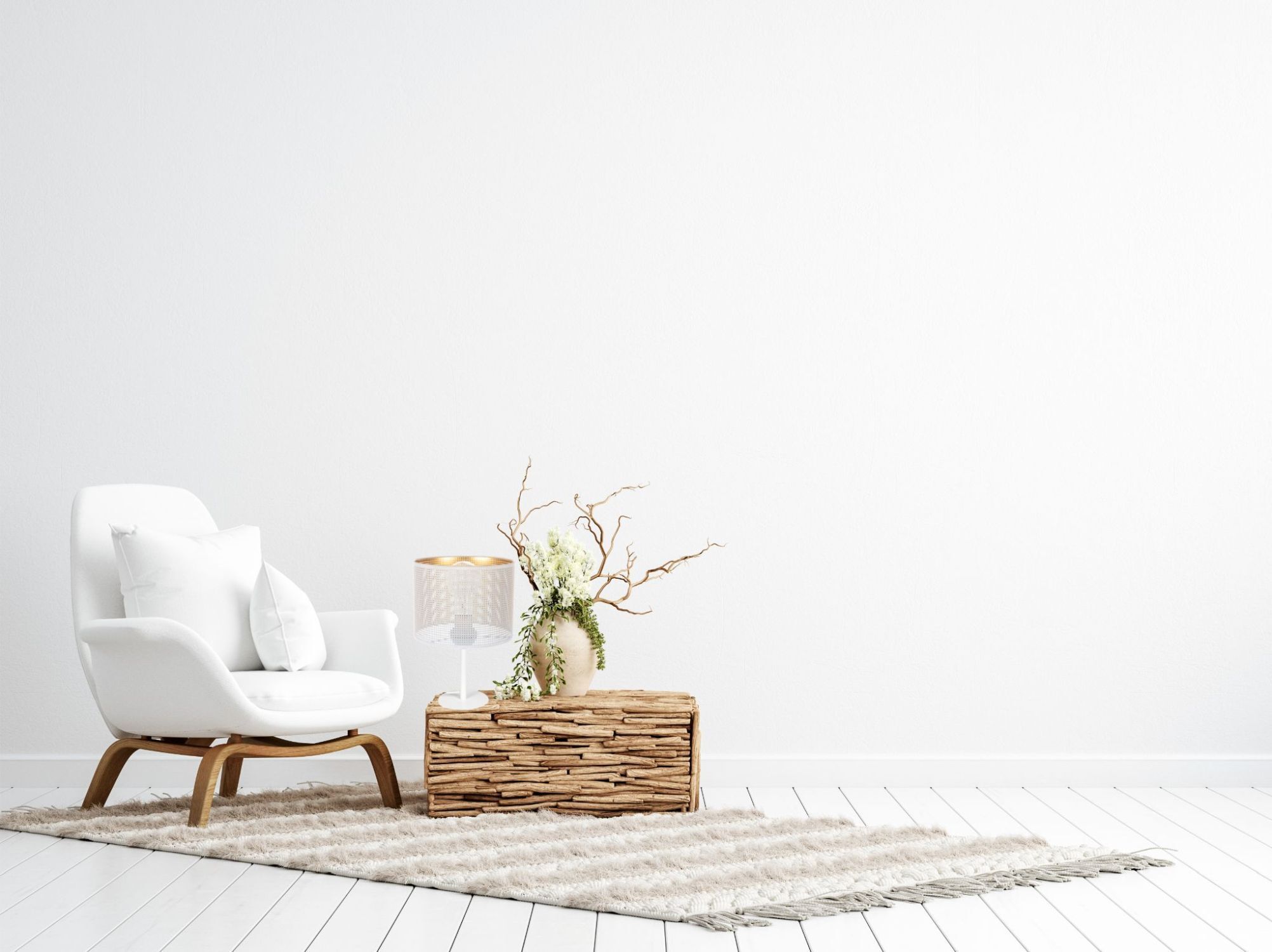 Kleine Tischleuchte Metall Weiß Gold E27 30 cm Loft Dekoration für Zuhause, Teppich, Stuhl, Lampe, Innenarchitektur