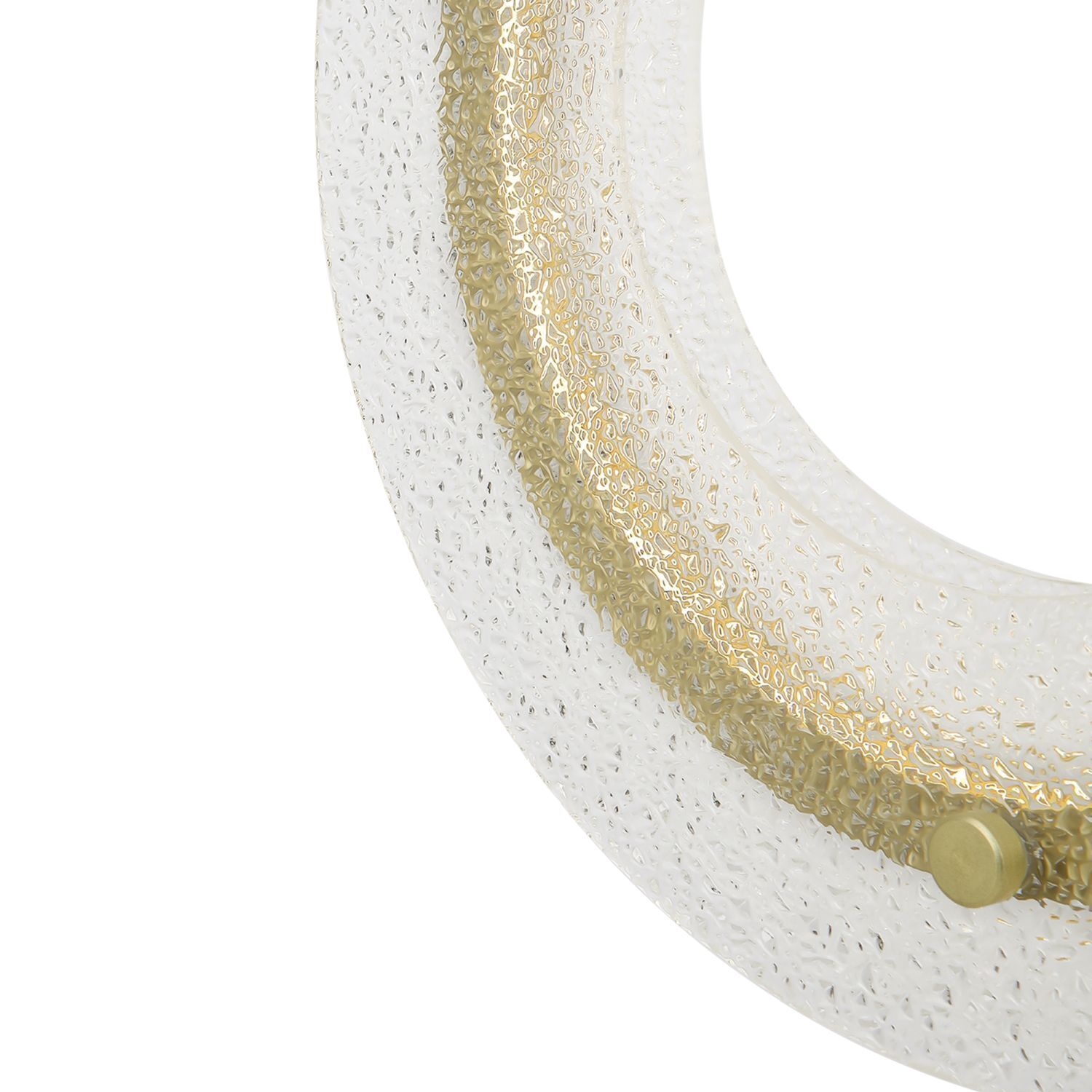 Applique murale LED aluminium verre 133,1 cm de haut en or Leuchter, Lampe