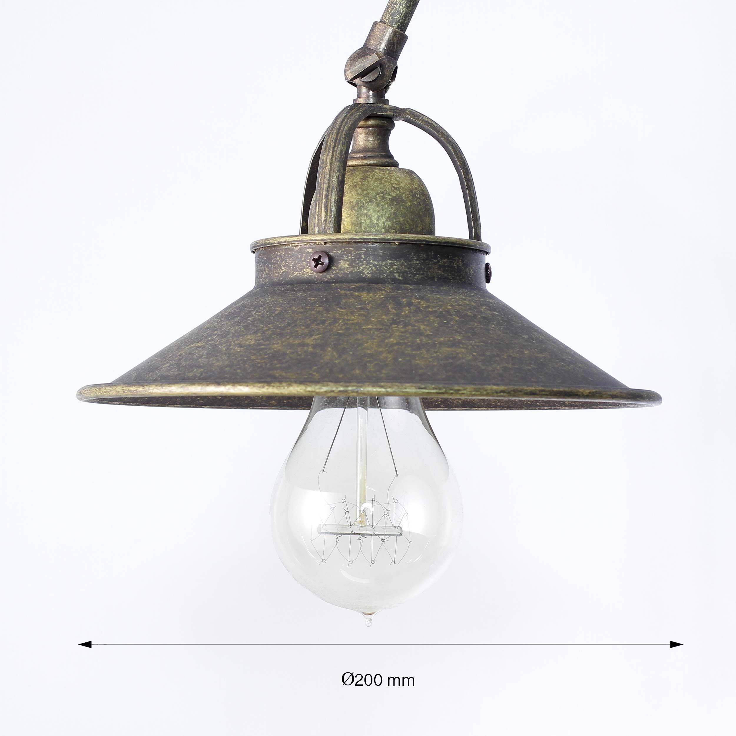 Lampadaire bronze antique en laiton véritable Licht, Leuchte, Lampe