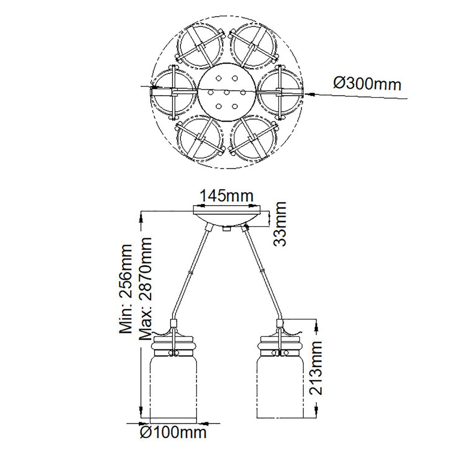 runder Deckenleuchte, Spots-Armatur, Metallrahmen, Mehrfachlampe, verstellbarer Arm