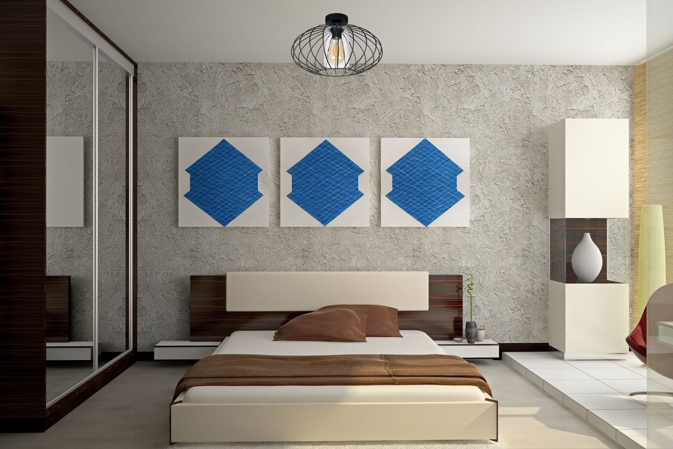 Deckenlampe Metall E27 rund Ø34 cm Schwarz Retro Design Innenarchitektur, Inneneinrichtung, Kissen, Mobiliar, Schlafzimmer