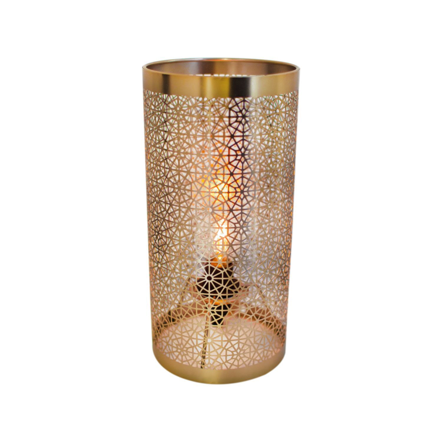 Lampe de table métal H : 28 cm en laiton E14 Retro