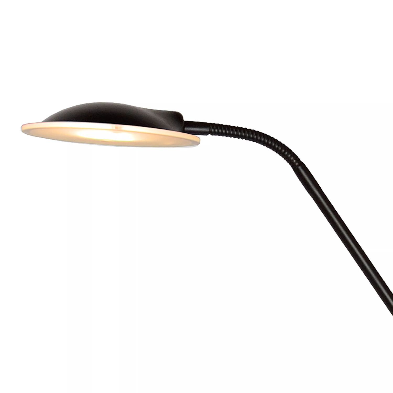 LED Deckenfluter Metall Schwarz 180 cm Leselicht 3000 K Lampe, Lampenschirm