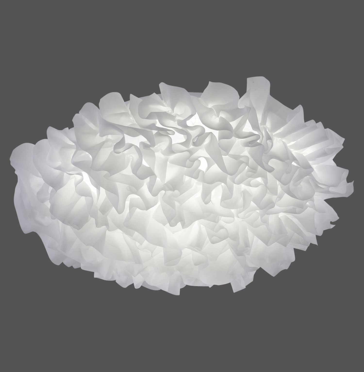 Plafonnier LED Tissu Blanc rond Ø50 cm 2700-5000 K