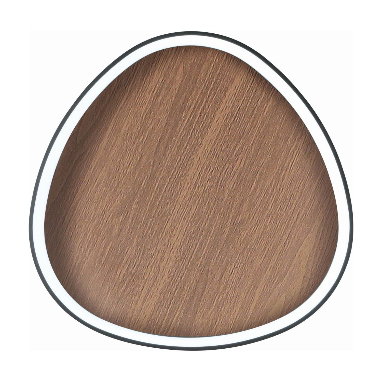 LED Deckenlampe Holz Alu dimmbar 60 W 3000/4000/6500K Holz, Braun, Holztextur, Kundenzubehör, Schnellformatierung