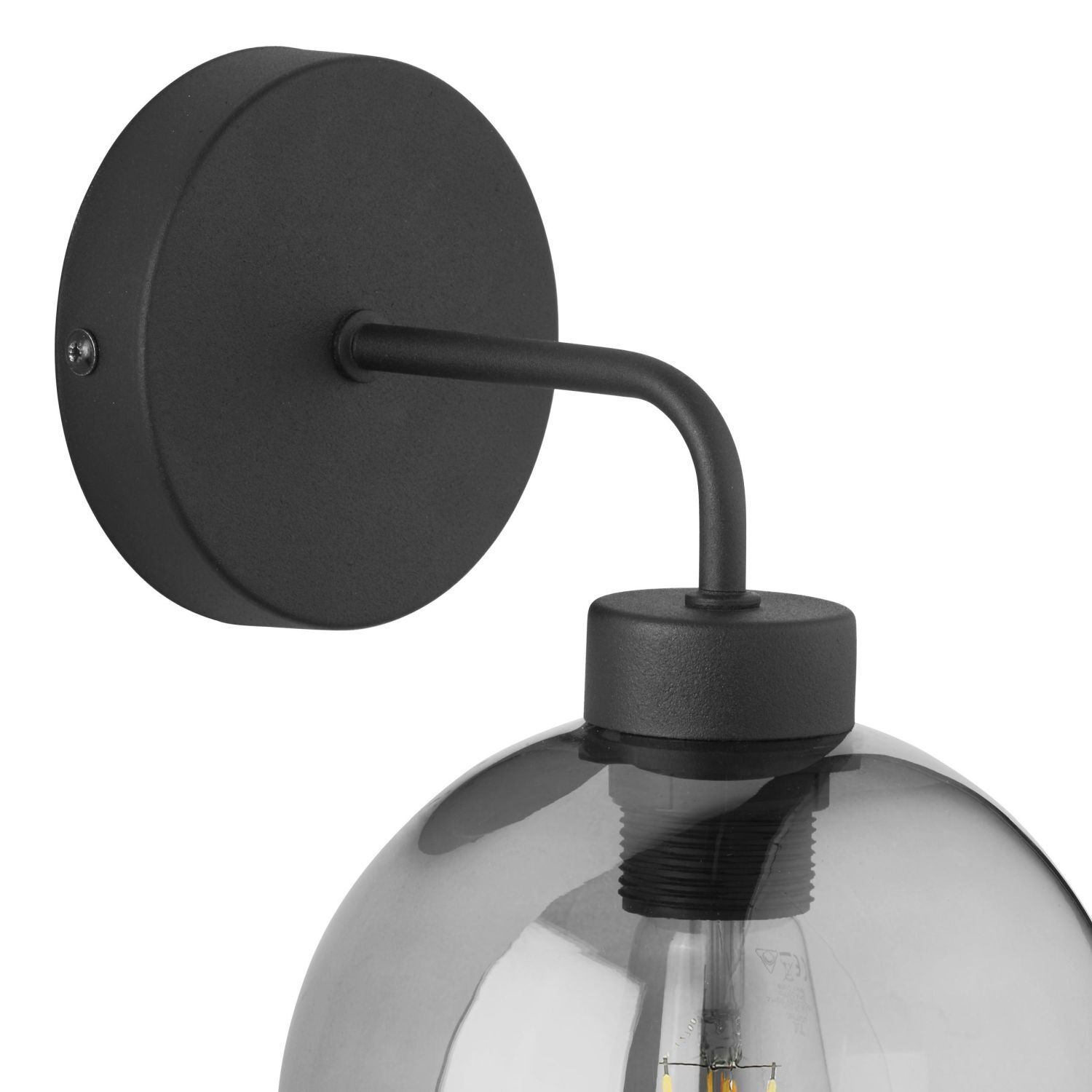 Wandlampe in Graphit Schwarz Flur Lampe KALETE E27 Beleuchtung, Lampe