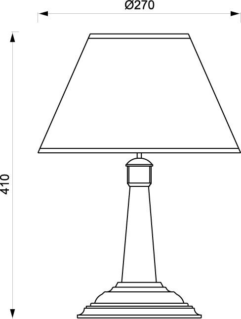 Maritime Tischlampe Messing H:41cm Antik MIREA