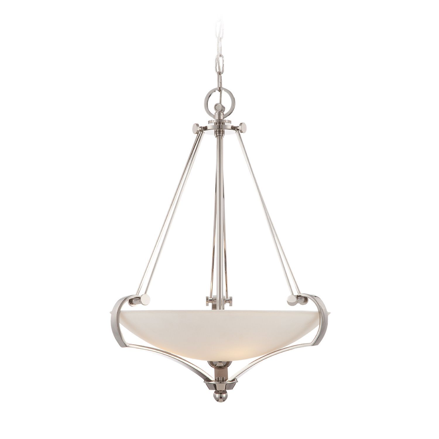 Lampe à suspendre VALI en argent Ø:55cm raccourcissable Lampe