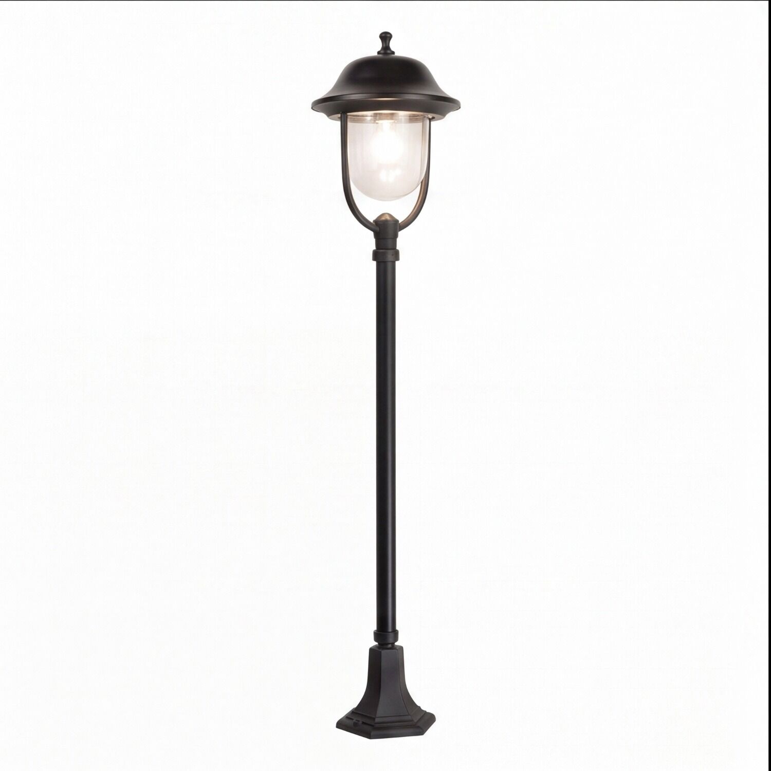 le51520-stehlampe-terrasse-garten-auffahrt-aussen-metall-glas-klassisch-rustikal-e27-ip44-schwarz-03 Gartenleuchte, Laterne, Standleuchte, Edison-Lampe, Metallstange