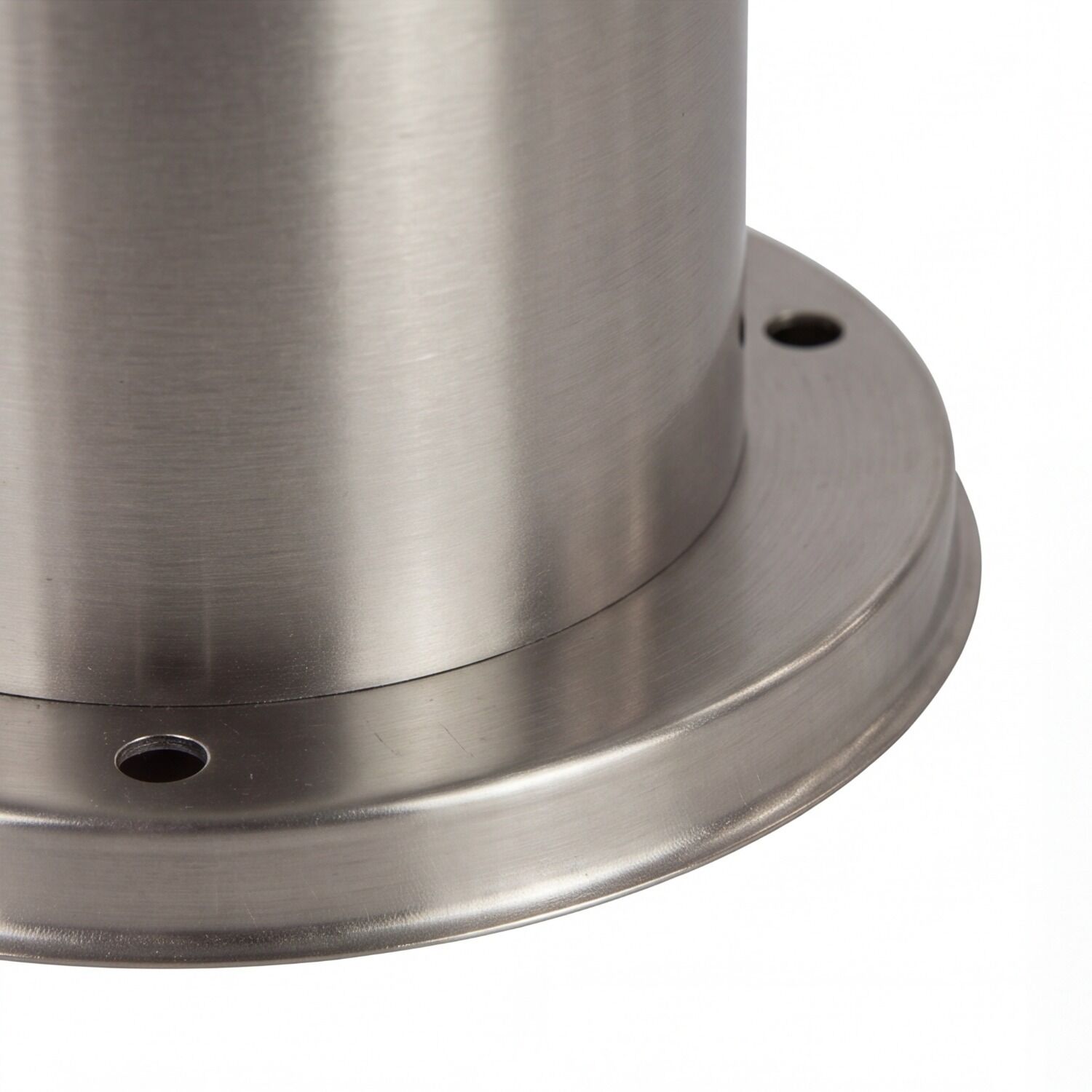 le51416-stehlampe-aussen-modern-zeitlos-e27-ip44-silber-06 stahl, edelstahl, basissäule, standfuß, montagebasis