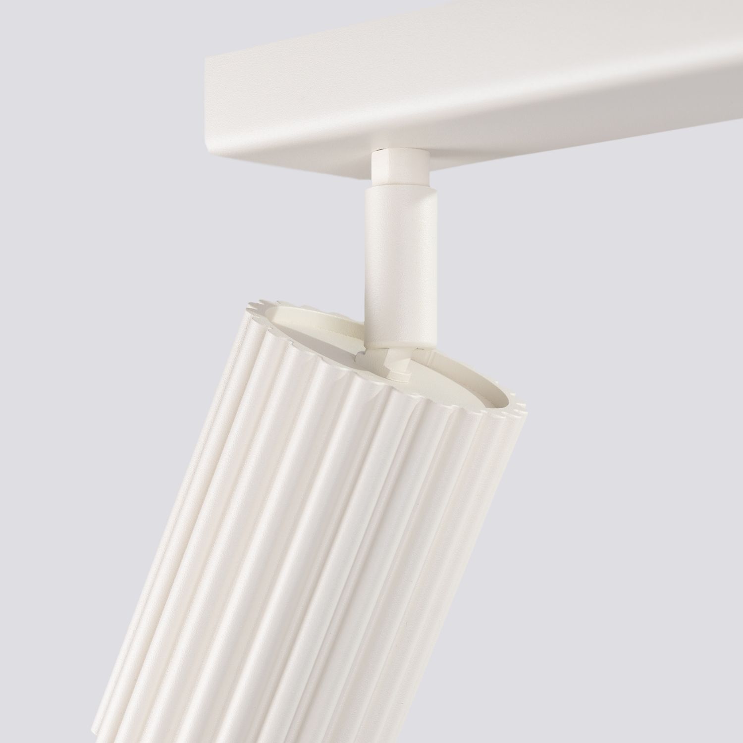 Lampe de plafonnier à 2 flammes 30 cm de long petit GU10 en crème Moderne