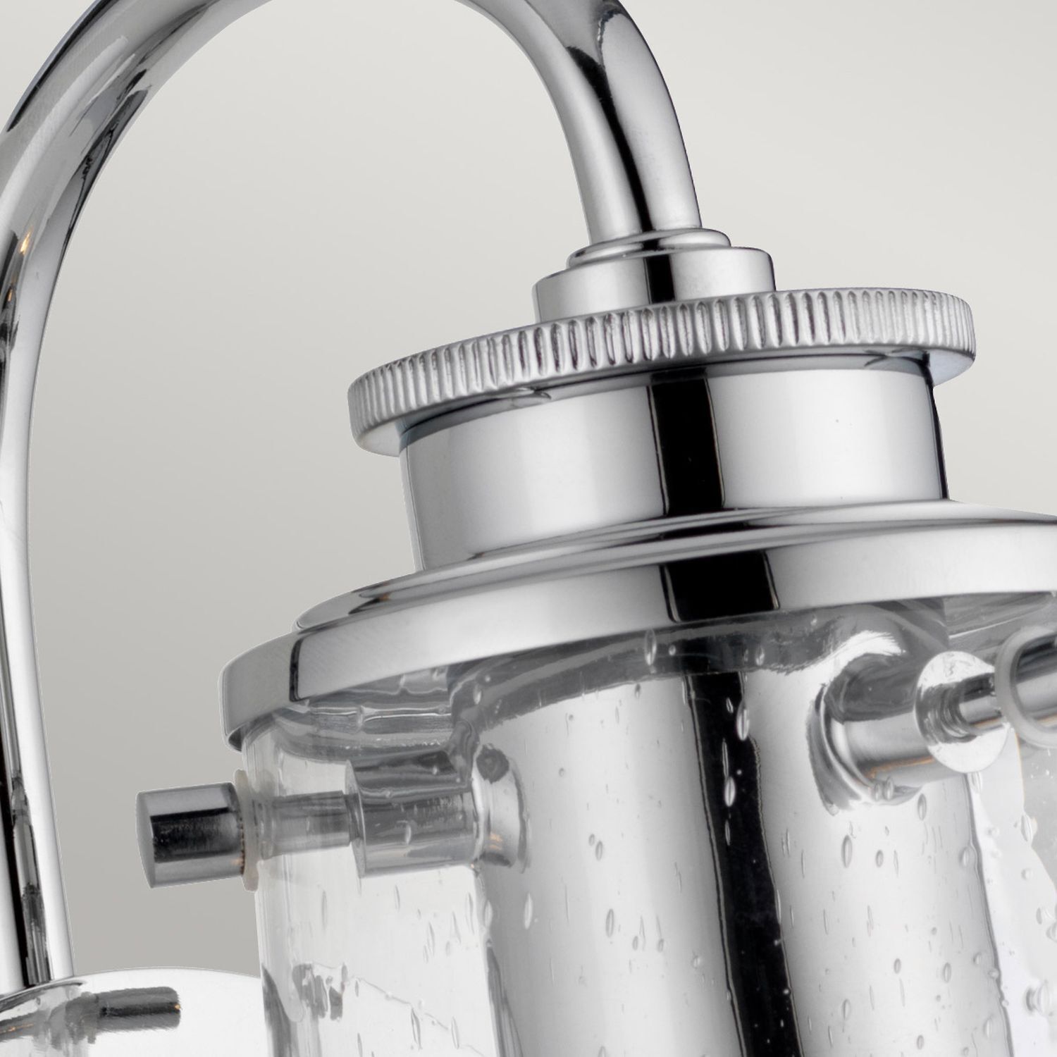 Lampe de salle de bain E27 IP44 H : 24,4 cm Métal Verre Sinken, Waschbeckenhahn, Zimmer, Duscharmatur, Wasserhahn