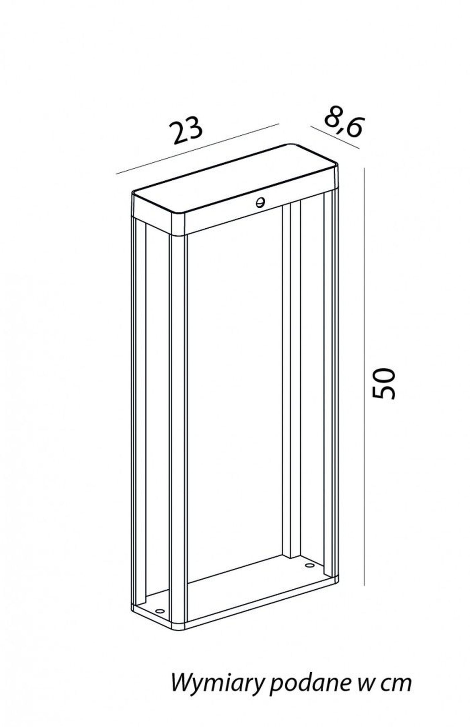 Energieeffiziente LED Solarleuchte IP65 2 W Dunkelgrau Kabinett, Mobiliar, Diagramm, Handlung, Postfach