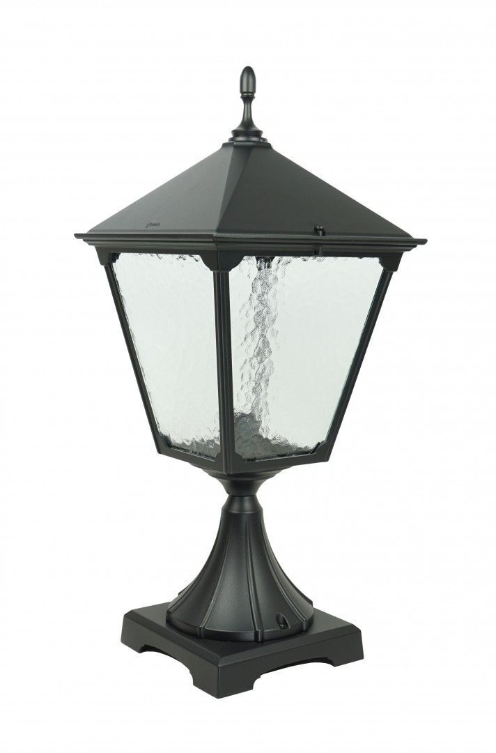 Lampadaire Noir Aluminium 74cm Rustique