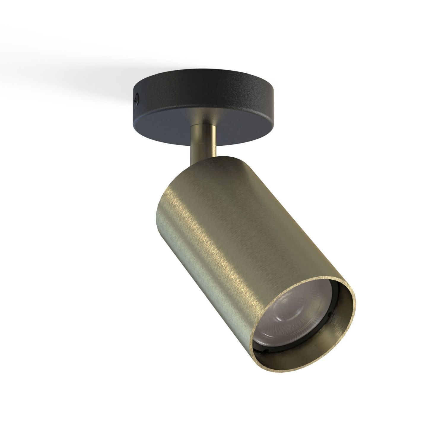 Deckenspot, Einzelleuchte, Metall, Grau, Richtung-Beleuchtung