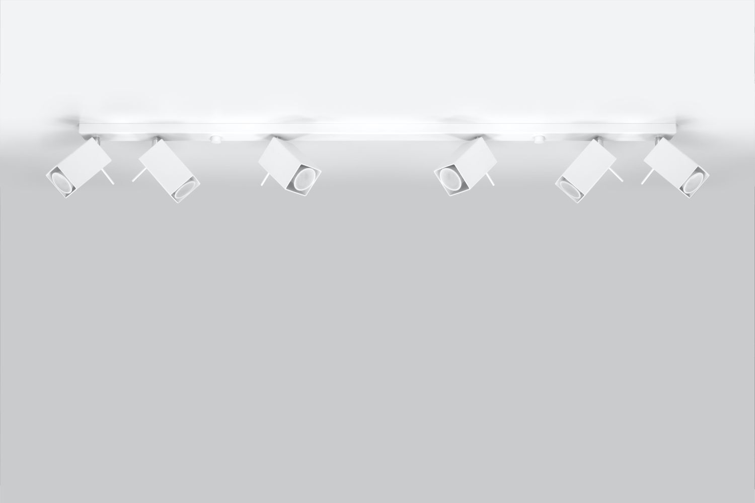 Spot de plafond blanc FALERIA 120 cm de long 6x GU10