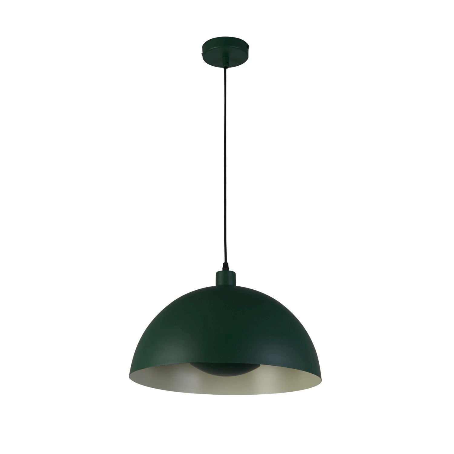 Metall Pendelleuchte in Grün E27 bis 60 W Ø40 cm Loft