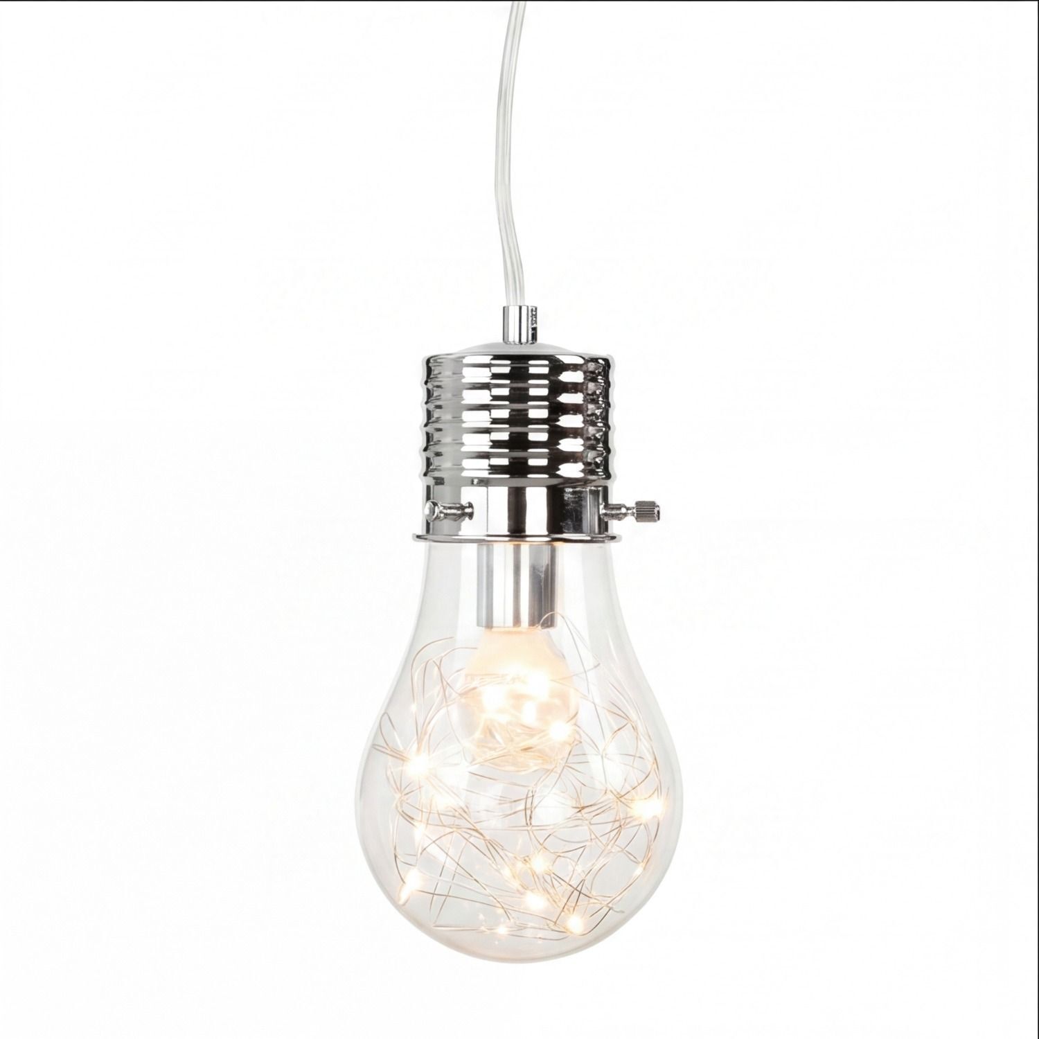 pendelleuchte-hangelampe-gluehbirne-chrom-modern-design-5 Glühbirne, Lichtkette, Tropfenform, Hängelampe, Glühdraht-Schmuck