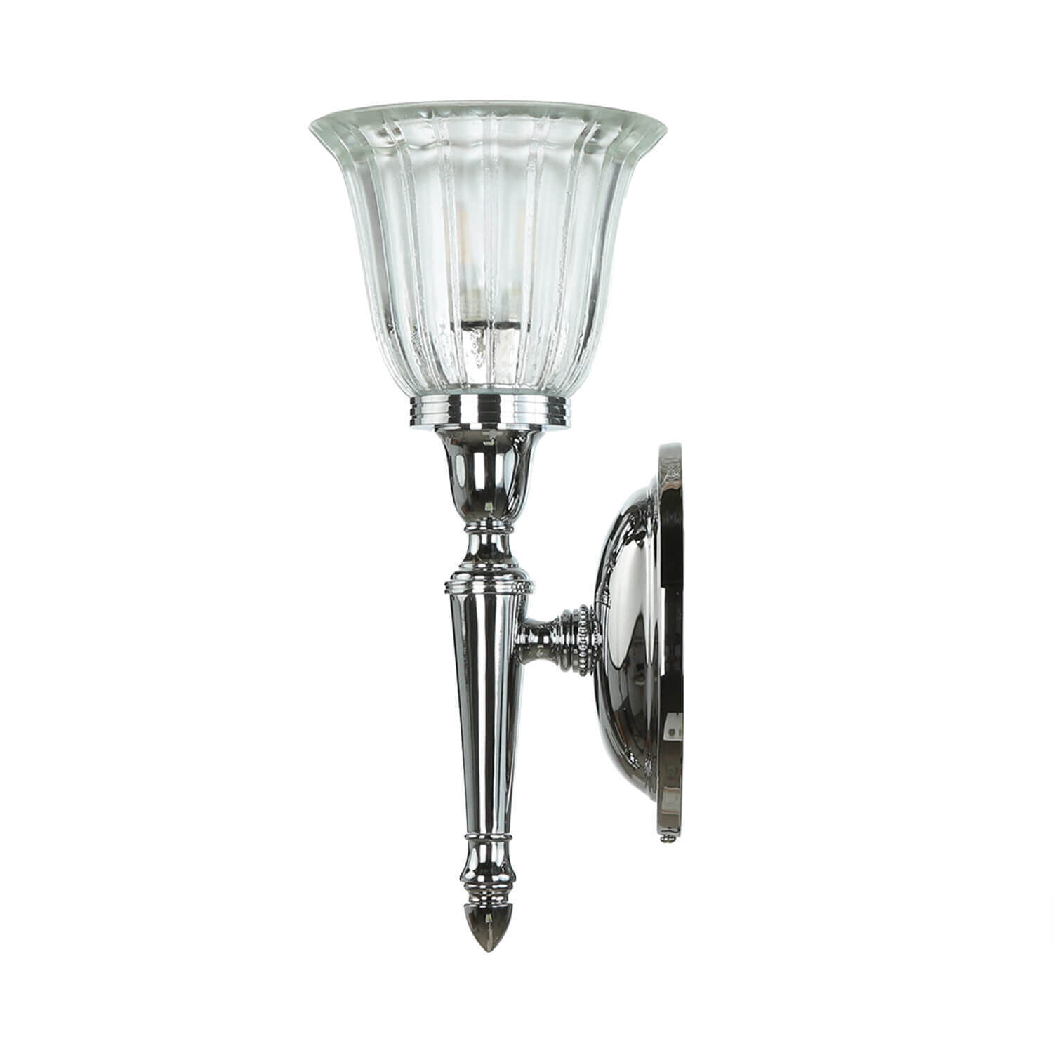 Lampe de salle de bain design LED en laiton verre IP44 en chrome Leuchte, Deckenleuchte