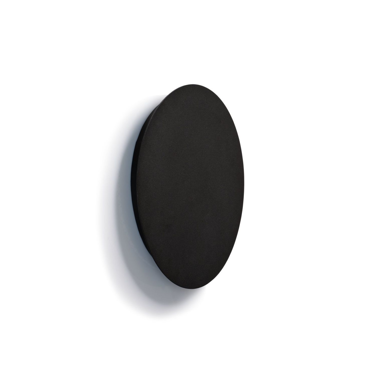 Applique LED Ø 25 cm ronde Noir 3000 K 130 lm Métal