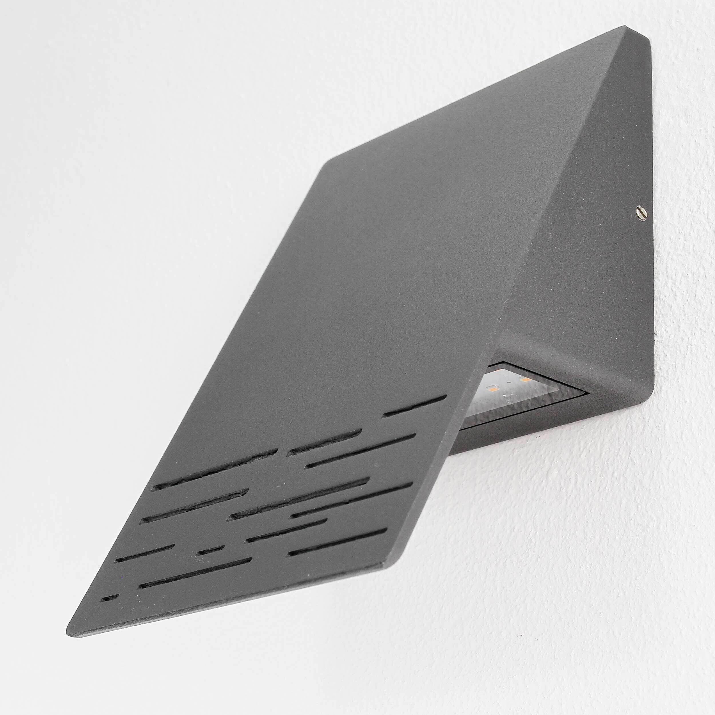 Moderne Außenwandleuchte LED anthrazit Postfach