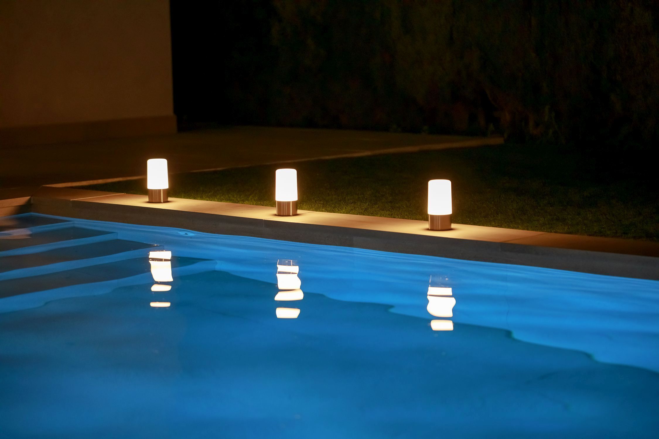 Hotel, Urlaubsort, Beleuchtung, Schwimmbad