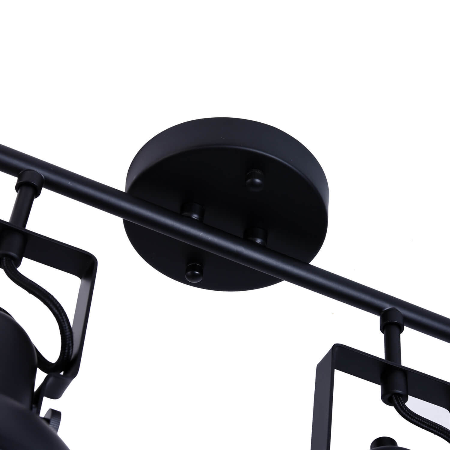 Spot Luminaire Noir Métal long Rétro pratique Beleuchtung, Handlauf