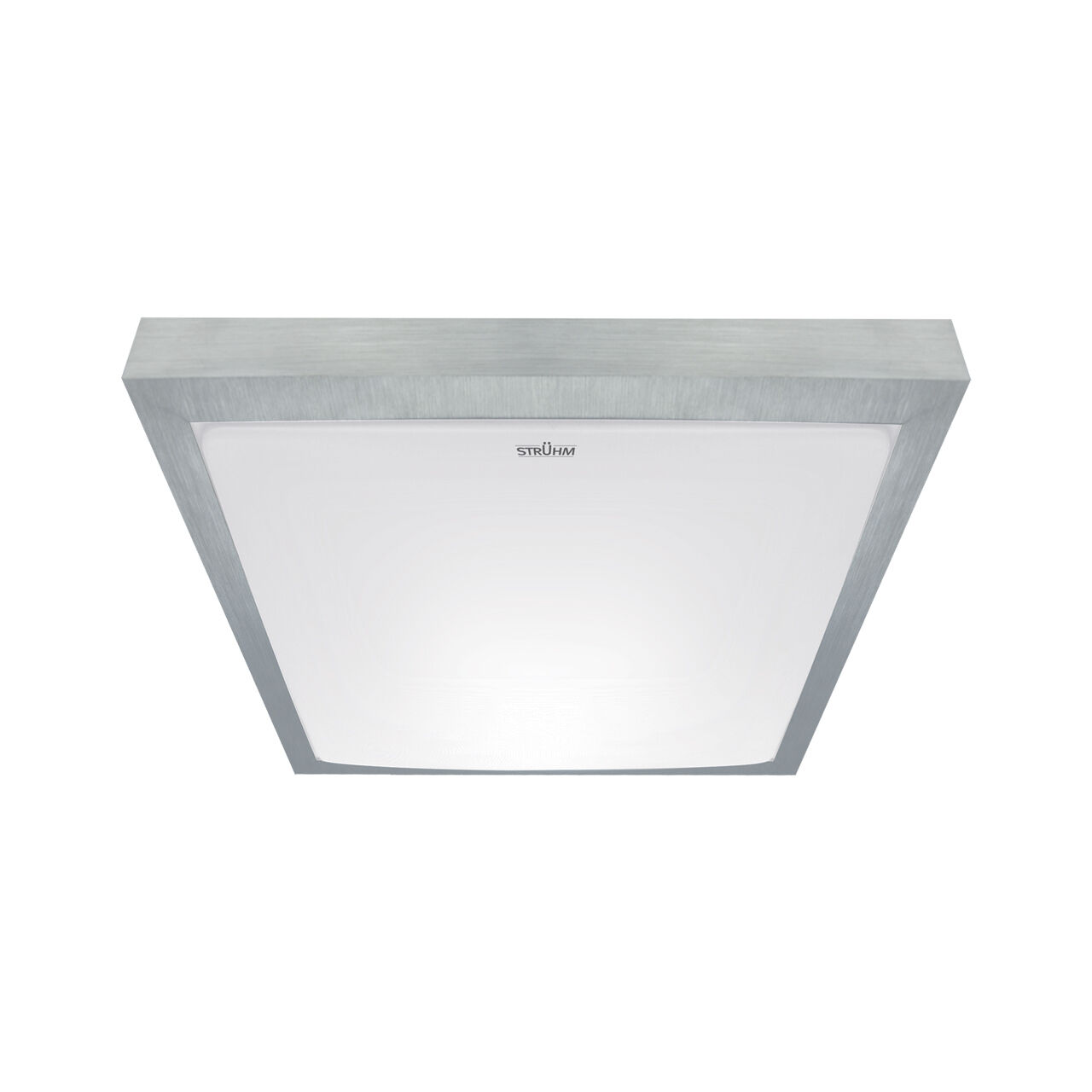 LED Badezimmerleuchte IP44 B: 27 cm in Silber Weiß 4000 K Decke deckenleuchte, panelleuchte, stahlrahmen, weißer diffuser, quadratische form