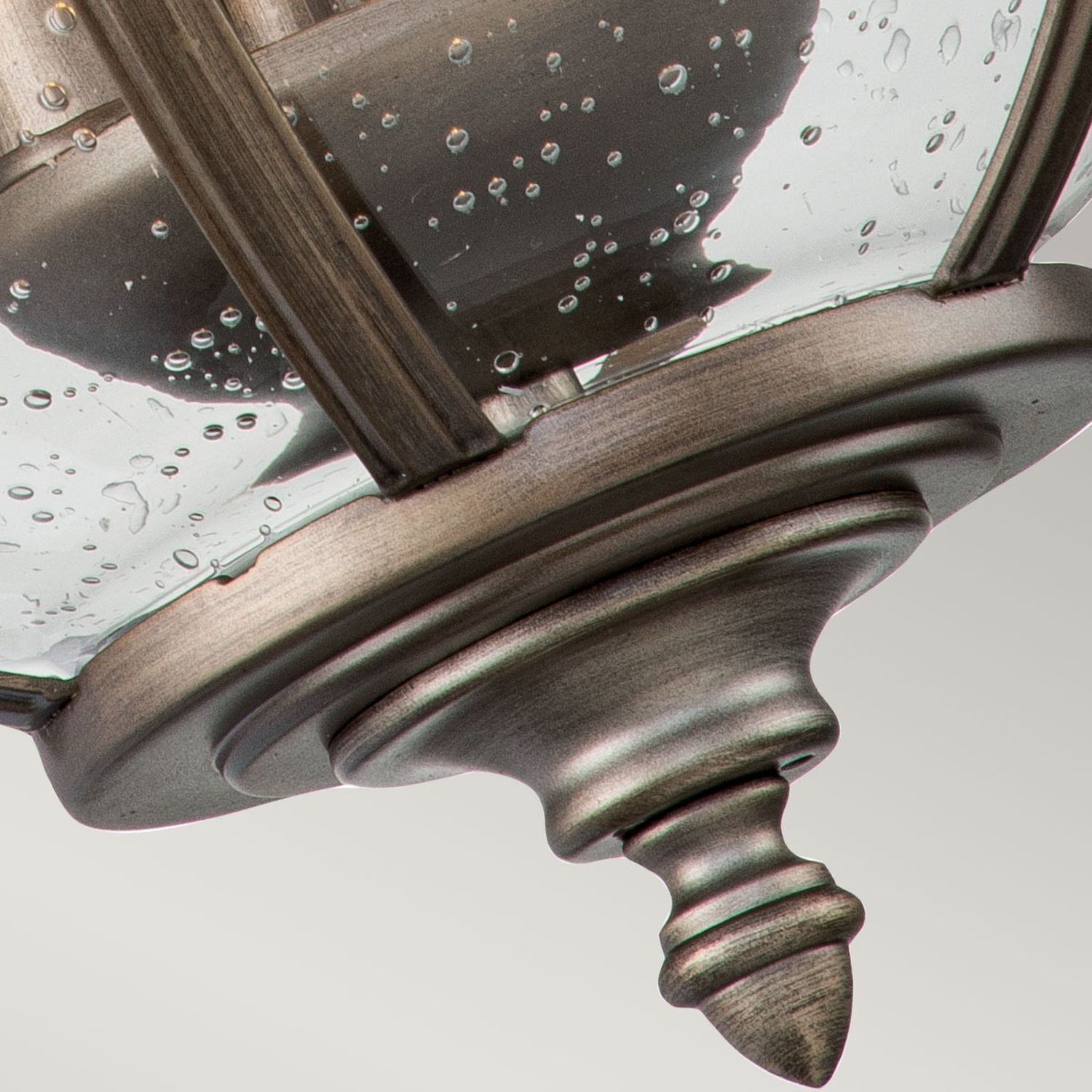 Applique extérieure Abat-jour sphérique H : 57,8 cm IP44 E14 Vintage Lampe, Bronze, Beleuchtung, Leuchte