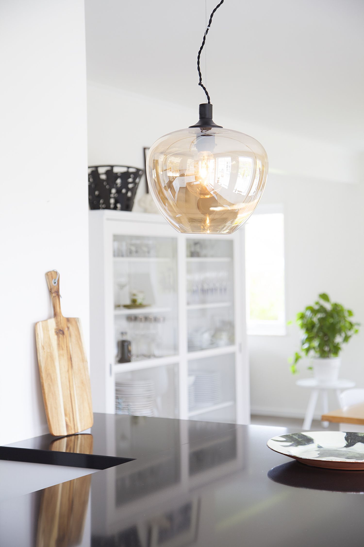 hängelampe, glaslampe, loftlampe, glaskupellampe, küchenlampe