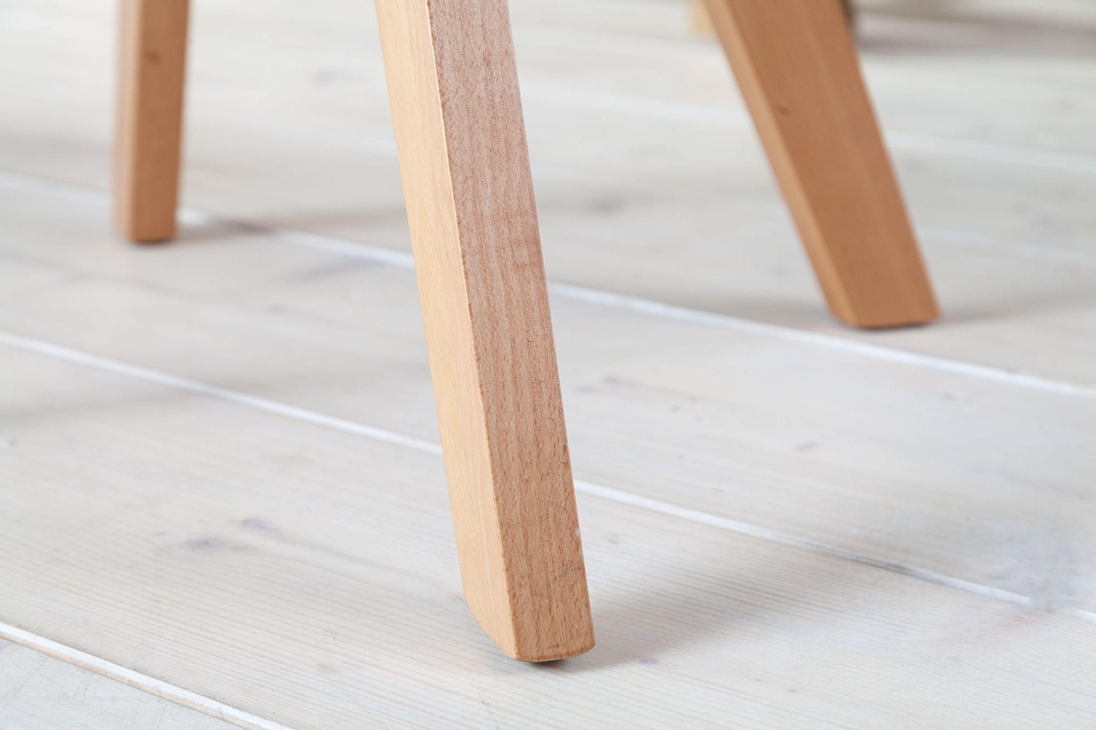 Chaise pivotante Gris Naturel sans roulettes Rétro avec accoudoirs Velours Bois