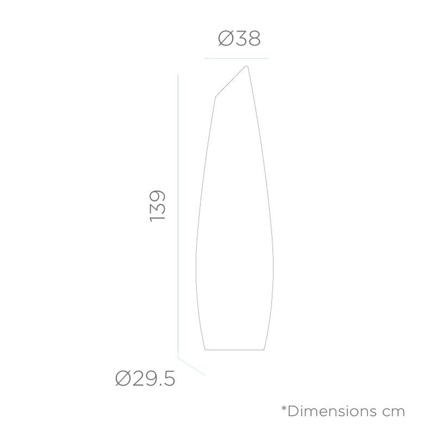 LED Dekolampe Garten Farbwechsel dimmbar 140cm IP65 Akku Diagramm, Handlung, Seite, Text