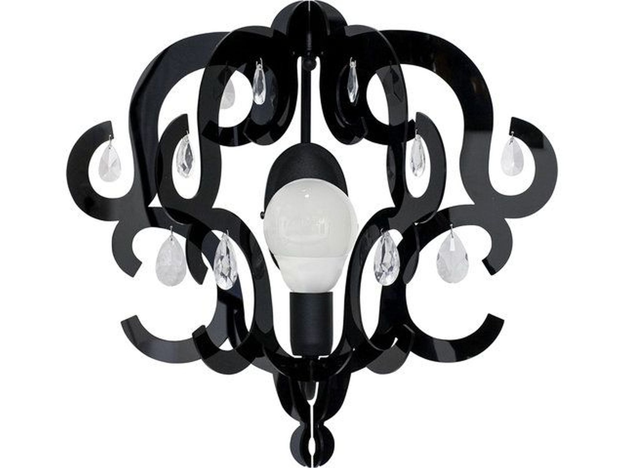 Applique murale ludique en noir Leuchter, Lampe