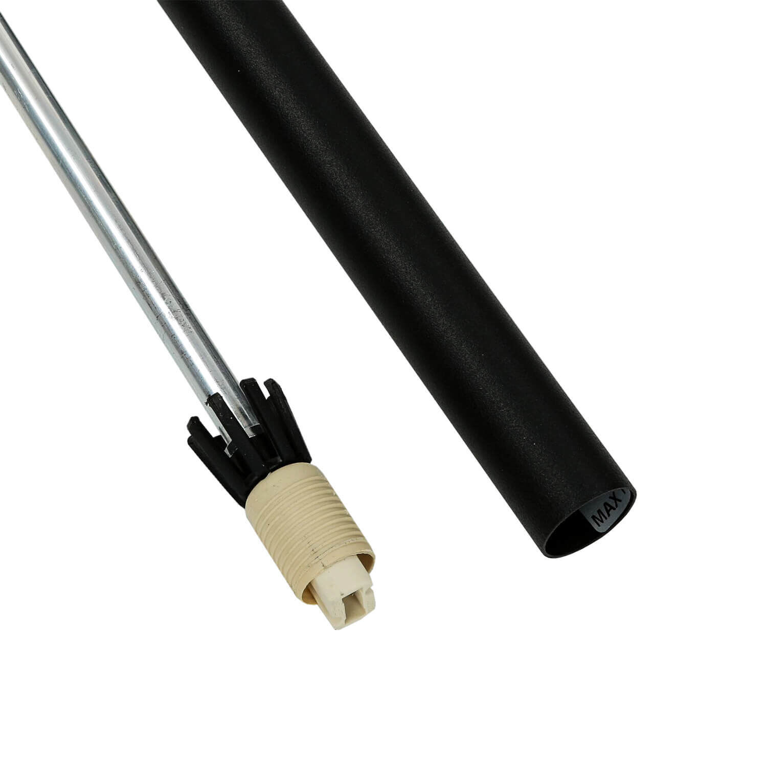 Schwarze Hängelampe Metall Zylinder G9 schmal