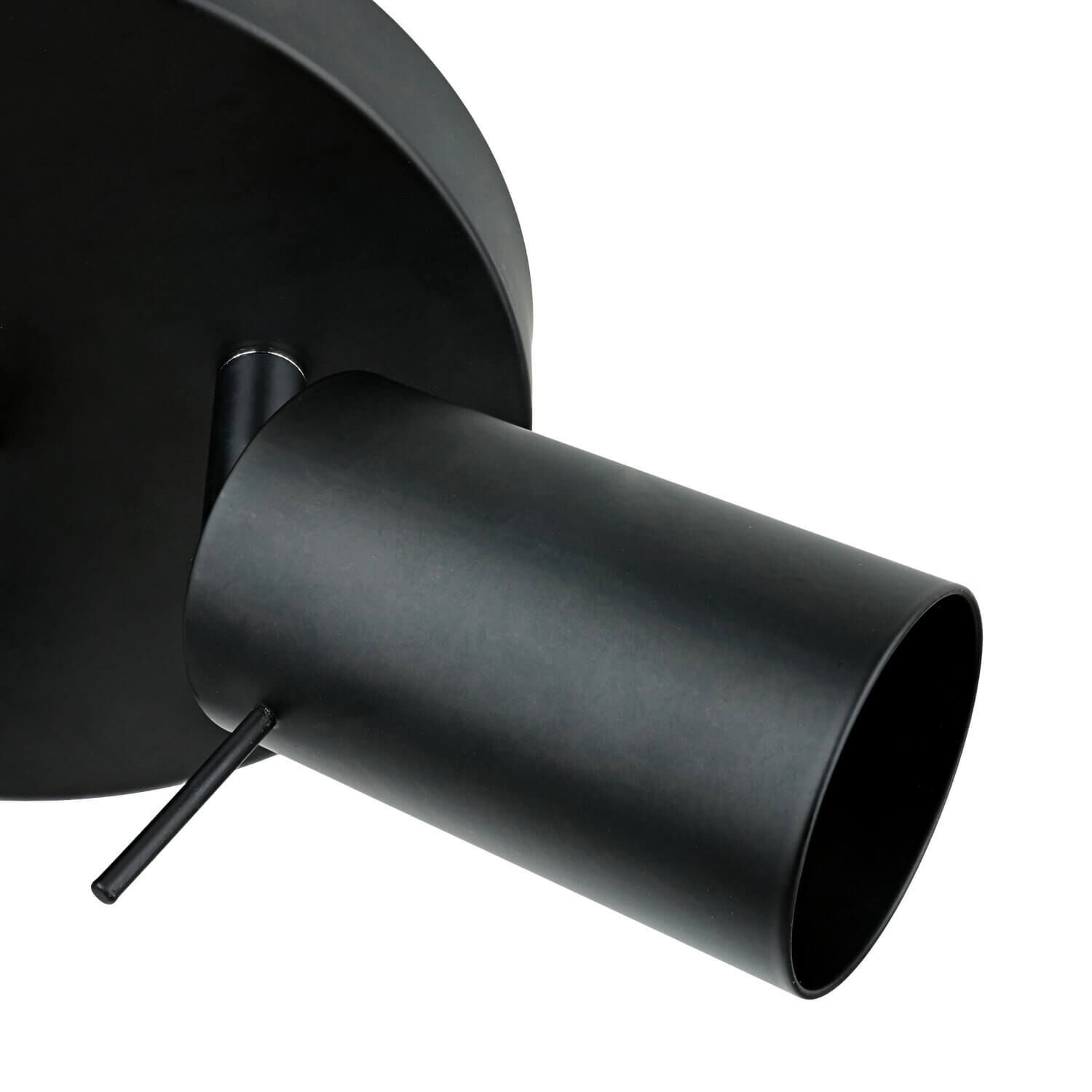 Deckenstrahler 3-flammig Schwarz Metall Ø 20 cm GU10 Deckenstrahler 3-flammig Schwarz Metall Ø 20 cm GU10