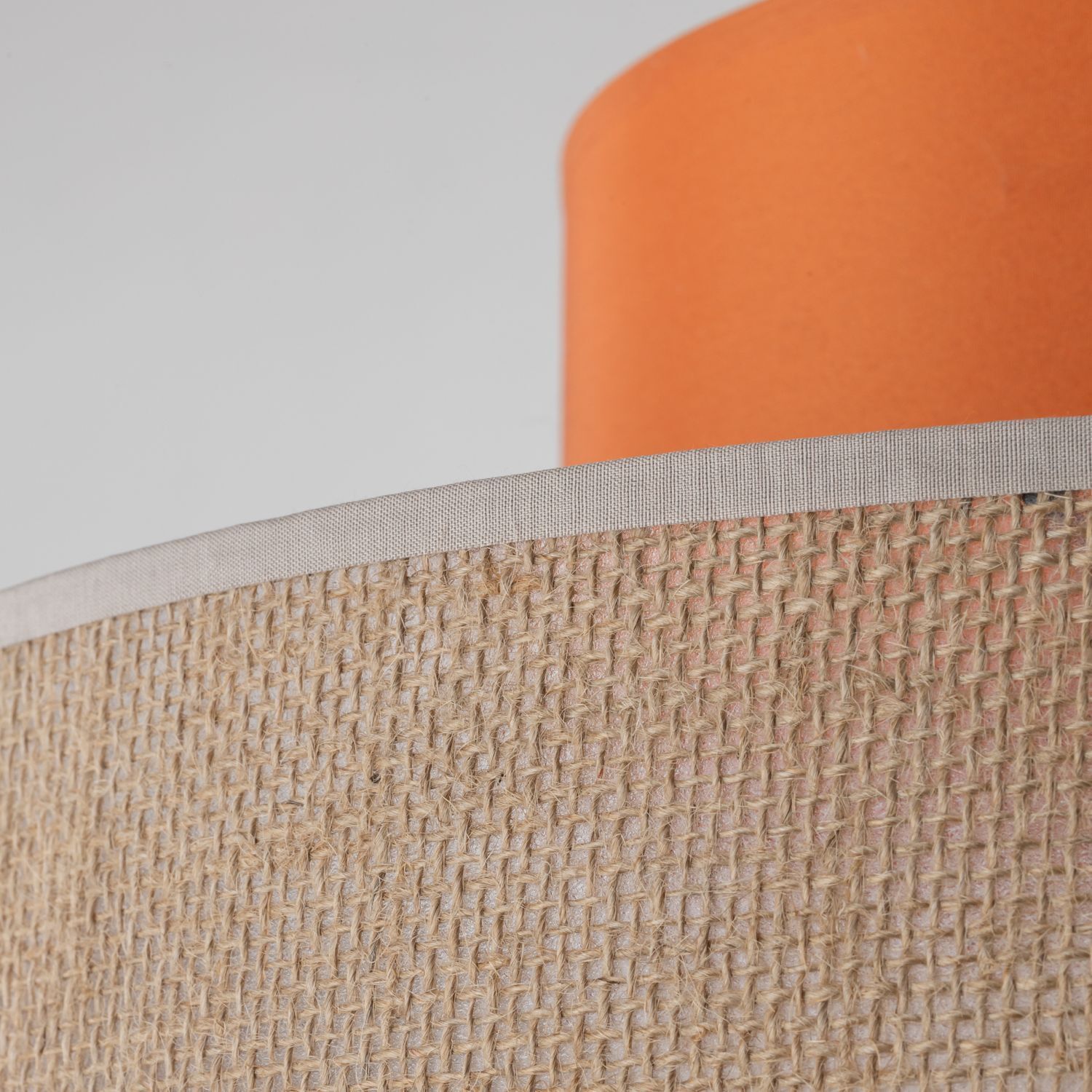 Hängeleuchte rund E27 Ø 38 cm H: max. 170 cm Jute Stoff Dekoration für Zuhause, Leinen, Innenarchitektur, Lampe, Kissen