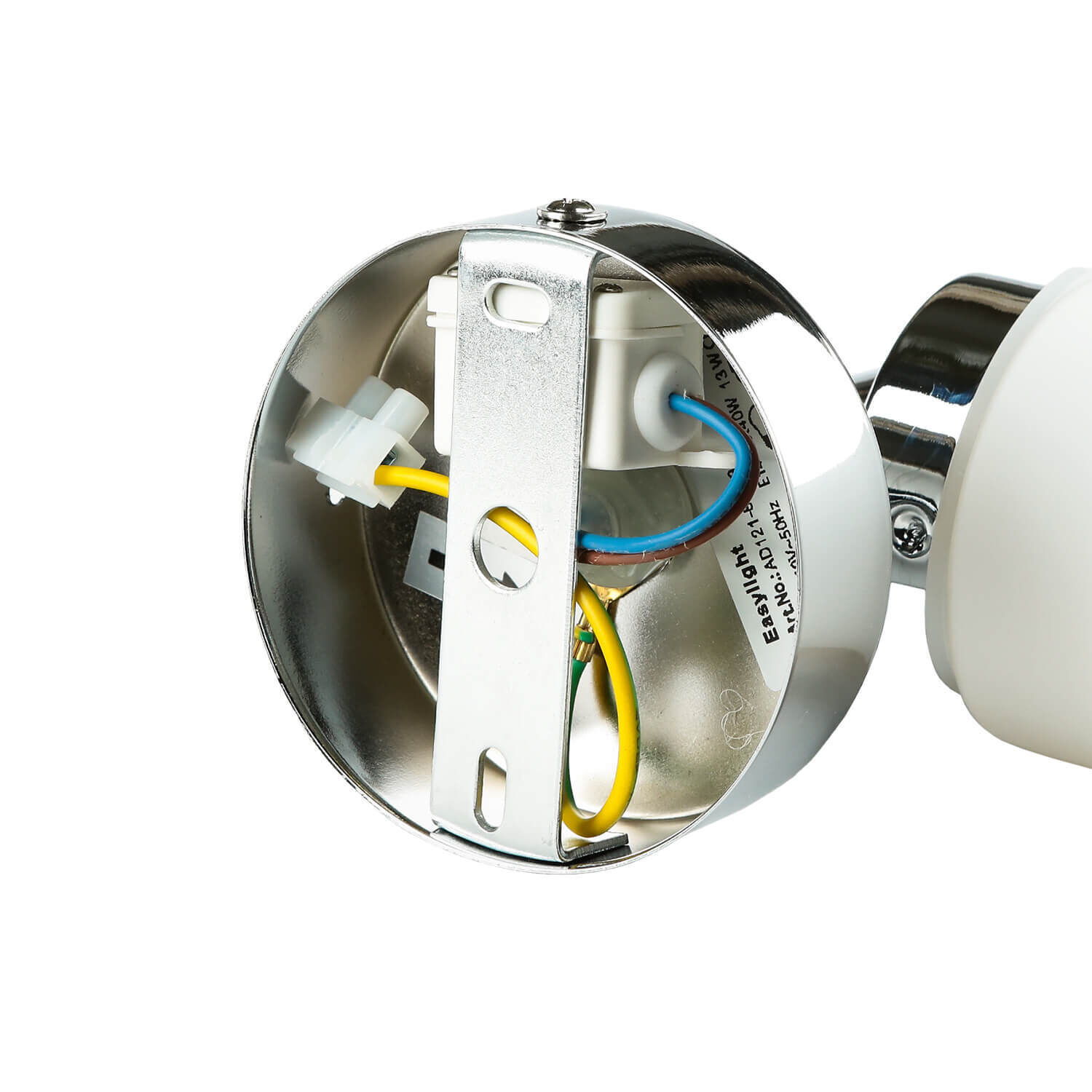 Badlampe Wand Spiegel Glas Metall in Chrom Weiß elegant Badlampe Wand Spiegel Glas Metall in Chrom Weiß elegant