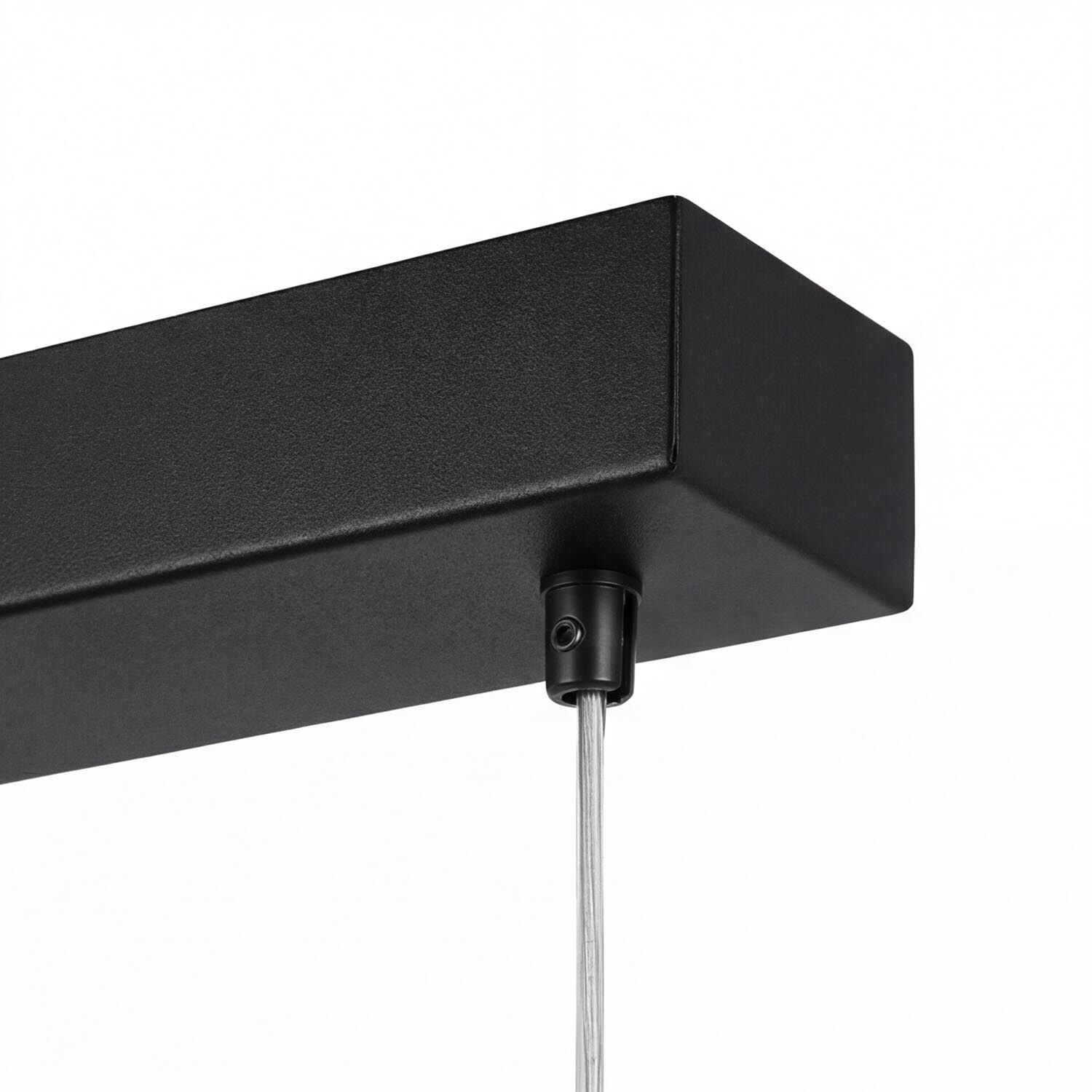 deckenleuchte, hängelampe, metallic, schwarz, verstellbar