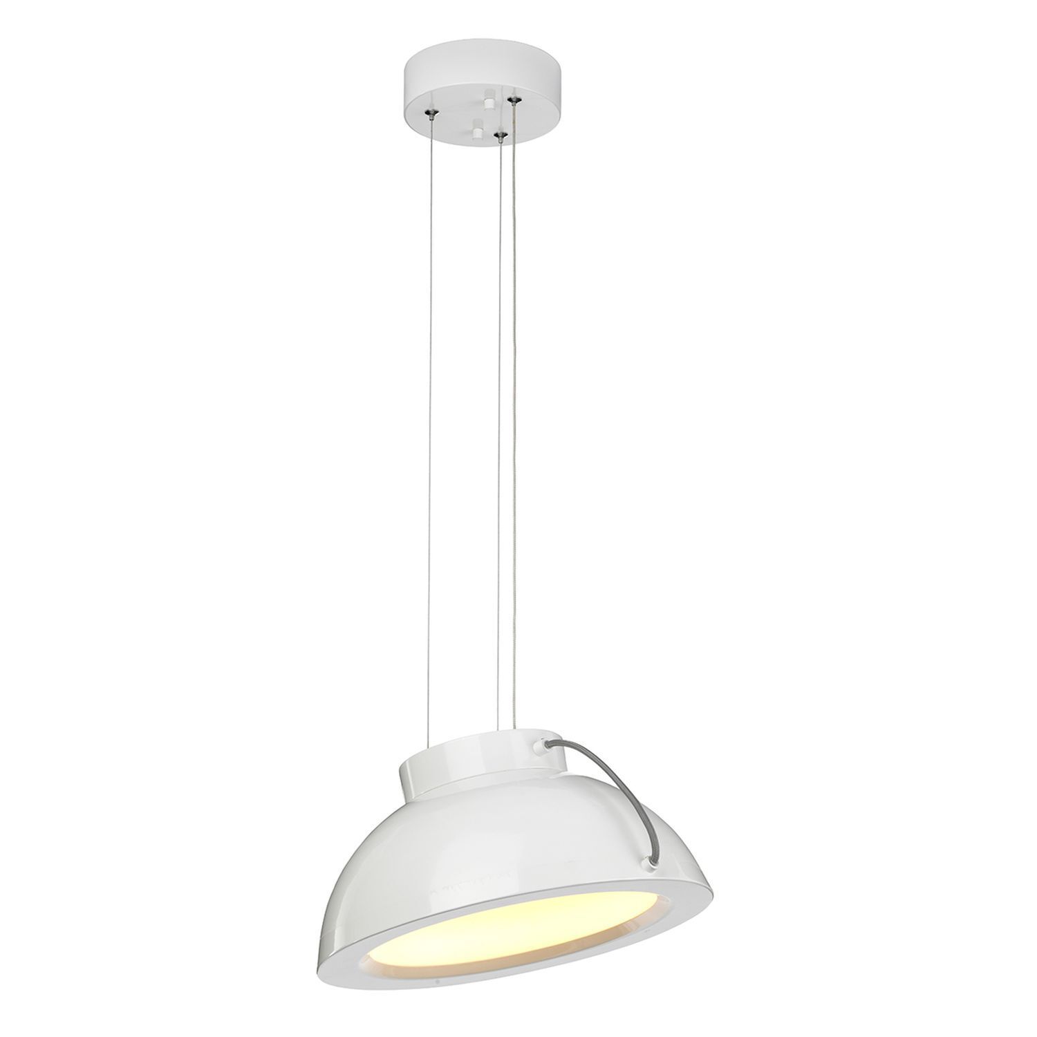 LED Pendelleuchte KOPPLA Weiß Ø35cm dimmbar Lampe Deckenleuchte, Leuchte, Lampe, Kronleuchter