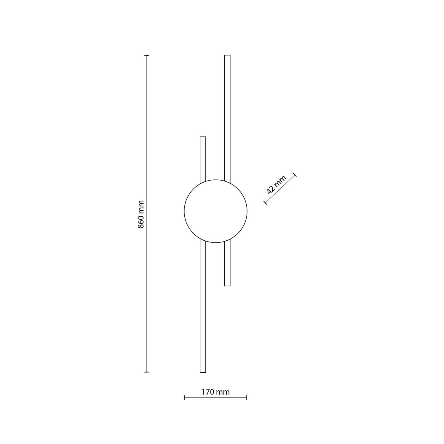 Applique indirecte LED Noir 3000 K Métal 86 cm de long Applique indirecte LED Noir 3000 K Métal 86 cm de long