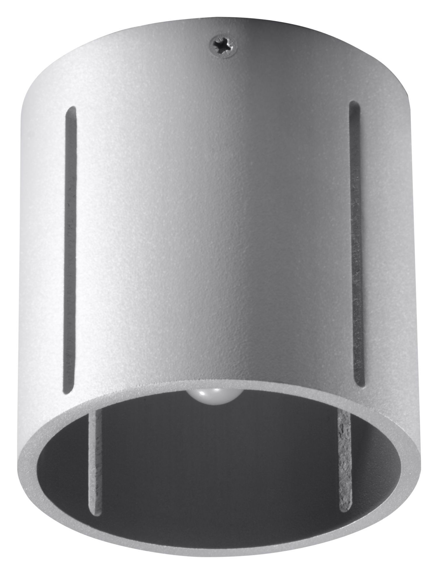 Spot lampe métal petit Ø 10 cm Gris Moderne plat G9