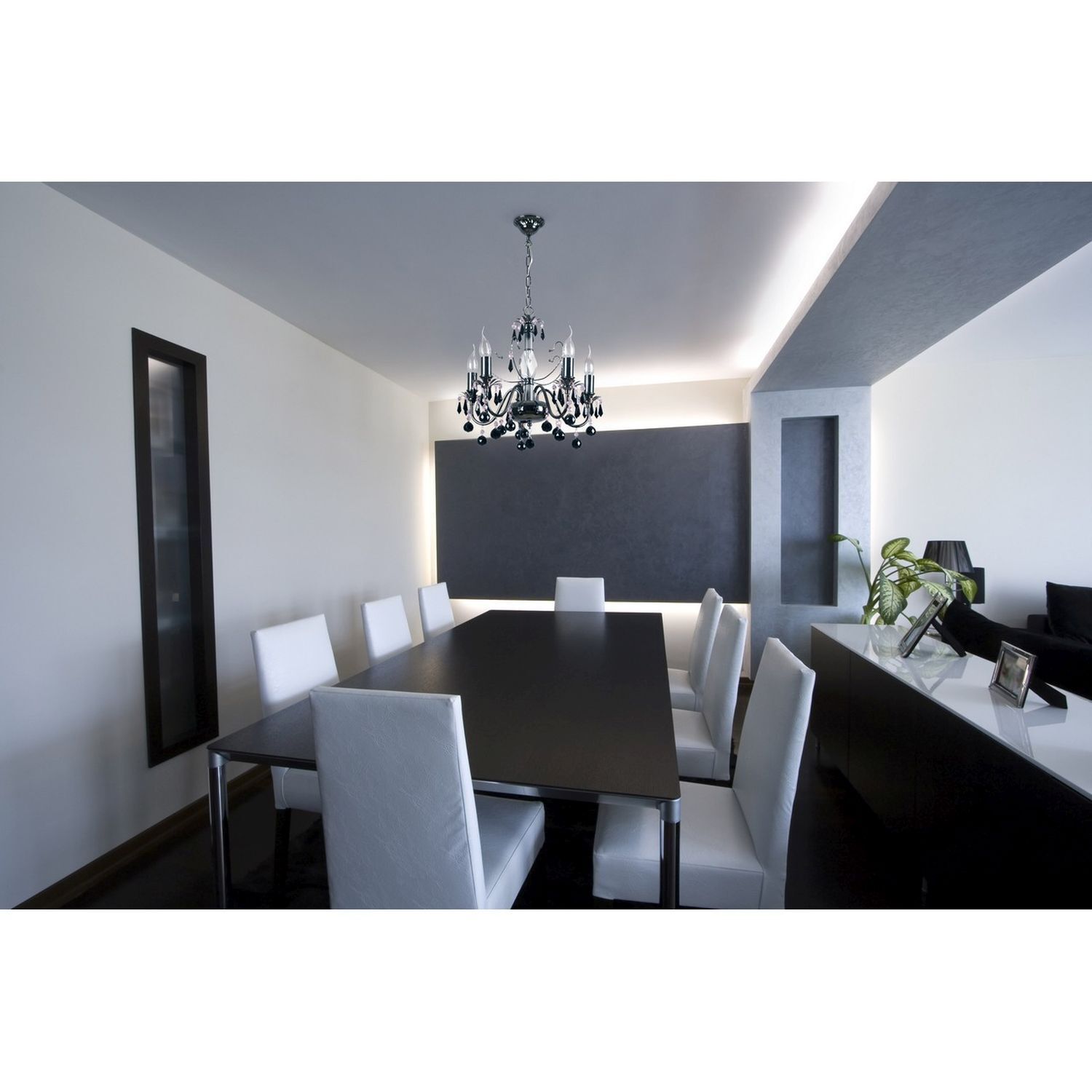 Kleiner Kronleuchter Metall Ø45cm Esstisch ALEA Esszimmer, Esstisch, Tisch, Innenarchitektur, Kronleuchter