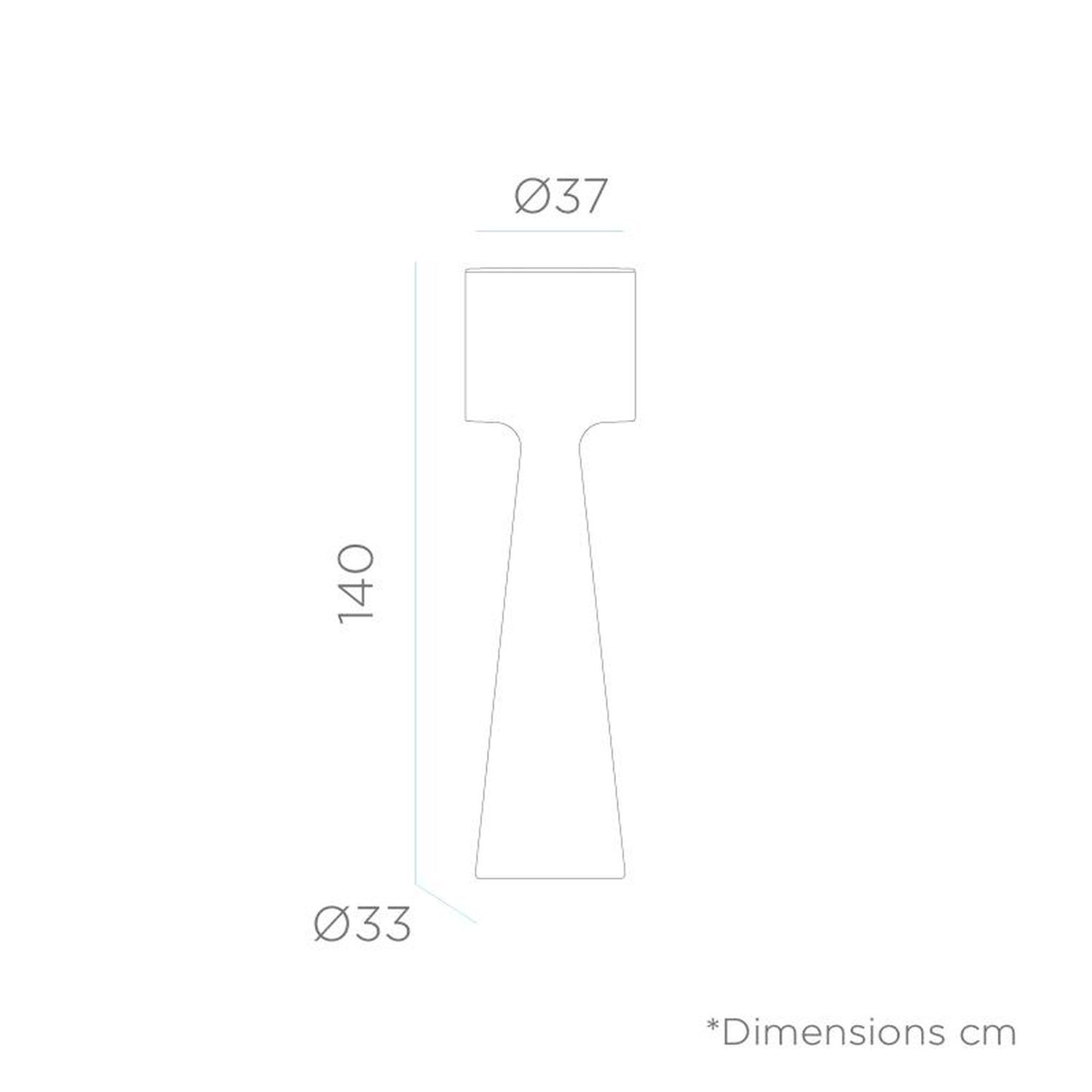 LED Stehleuchte außen kabellos Farbwechsel Dimmer 140cm IP65 Besteck, Diagramm, Handlung