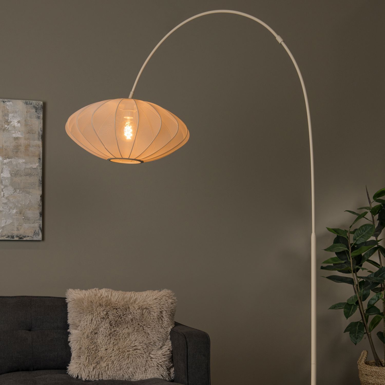  standing lamp, arc floor lamp, papier laterne, warme beleuchtung, wohnzimmer dekoration