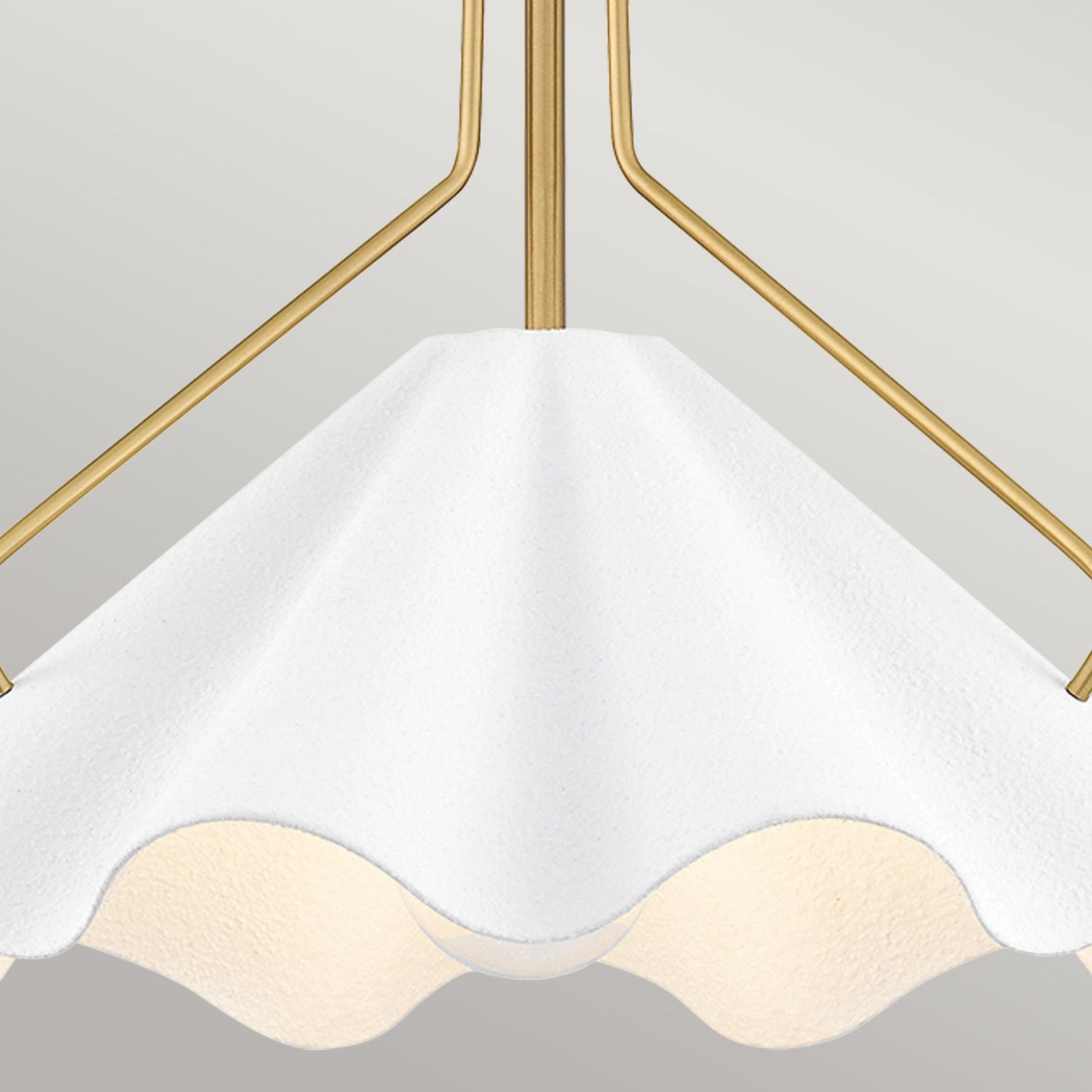 Pendelleuchte Weiß Messing antik H: max. 130,9 cm Metall E27 Lampe, Deckenleuchte