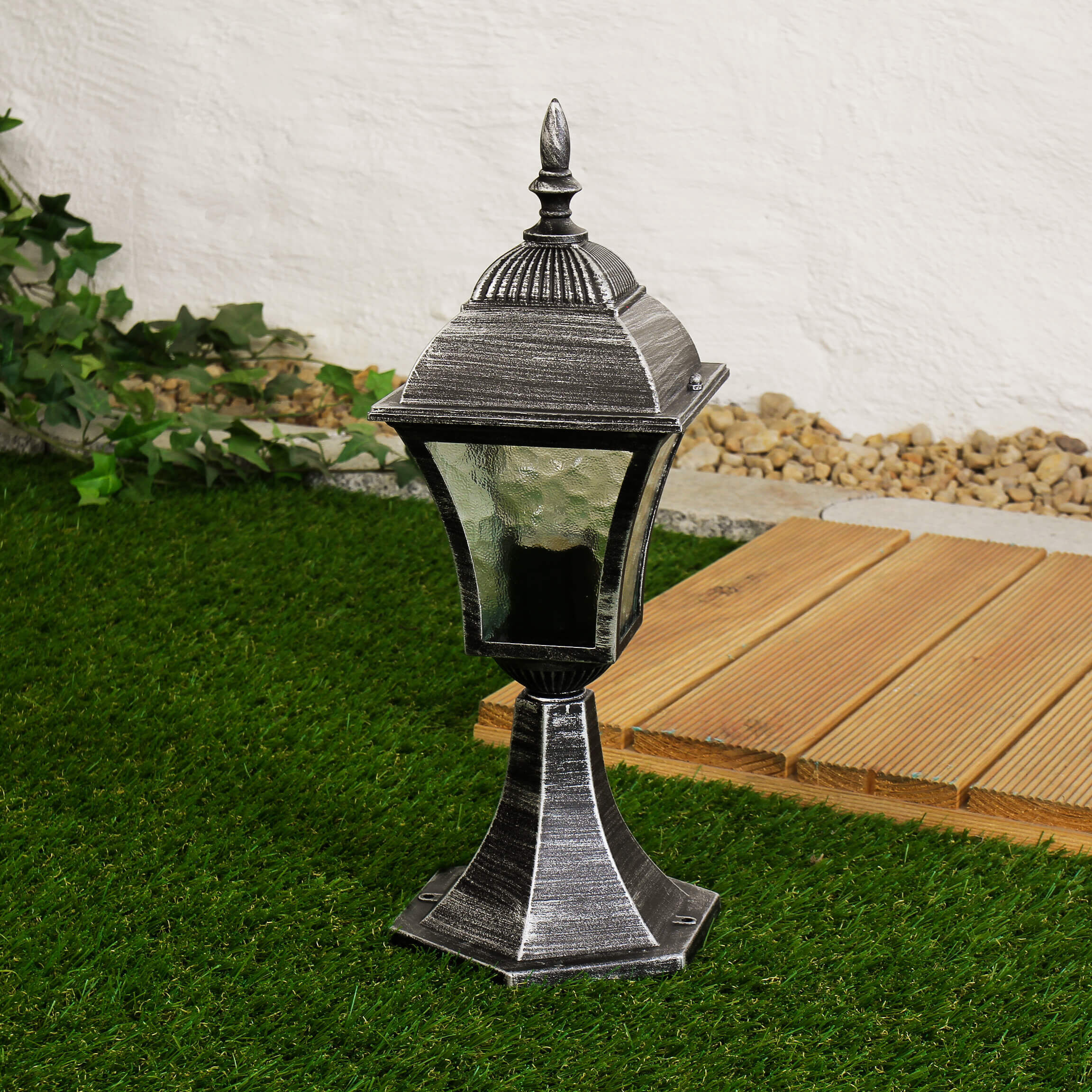 Lampe, Gras, Pflanze