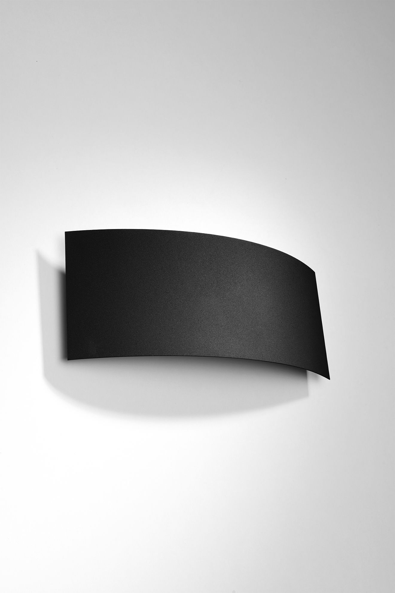 Applique indirecte métal 34 cm noir Up Down