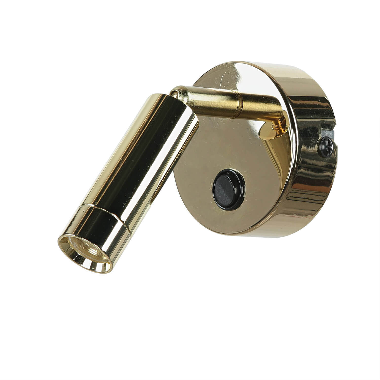 LED Wandstrahler mit Schalter Metall verstellbar Gold Sinken, Waschbeckenhahn